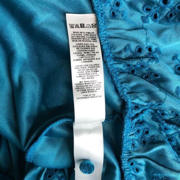 ASOS Teal Velvet Embroidered Belted Maternity Midi Dress NWT - Picture 12 of 14